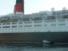 Piloting the QE2